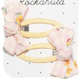 Rockahula Kids spinki do włosów dla dziewczynki 2 szt. Buttercup Gingham Twisty Bow