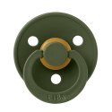 BIBS COLOUR 2-PACK DARK OAK & HUNTER GREEN S Smoczek Uspokajający kauczuk Hevea