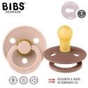 BIBS COLOUR 2-PACK WOODCHUCK & BLUSH S Smoczek Uspokajający kauczuk Hevea