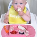 EasyTots silikonowy talerzyk trójdzielny z matą i lunchbox EasyMat Mini 2in1 PINK