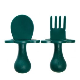 Grabease pierwsze sztućce ergonomiczne Forest Green