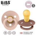 BIBS COLOUR 2-PACK WOODCHUCK & BLUSH L Smoczek Uspokajający kauczuk Hevea