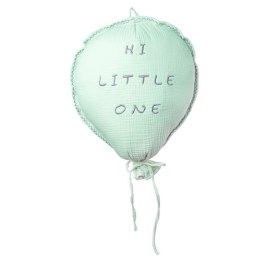 Hi Little One poduszka dekoracyjna do pokoiku BIO muślin BALOON Mint