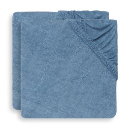 Jollein pokrowce na przewijak 50x70 cm 2 szt FROTTE Jeans Blue