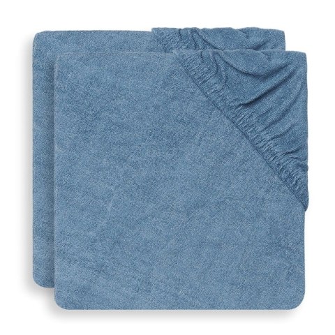 Jollein pokrowce na przewijak 50x70 cm 2 szt FROTTE Jeans Blue