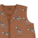 Jollein śpiworek niemowlęcy do spania letni GIRAFFE Caramel 110 cm