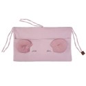 Hi Little One organizer przybornik do łóżeczka MOUSE Blush/Baby Pink