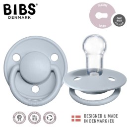 BIBS DE LUX BABY BLUE Smoczek uspokajający silikonowy ONE SIZE