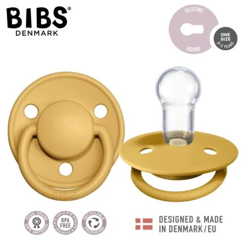 BIBS DE LUX HONEY BEE Smoczek uspokajający silikonowy ONE SIZE