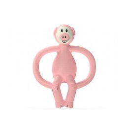 Matchstick Monkey gryzak silikonowy sensoryczny z mini szczoteczką Animals Piggy