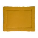 Jollein mata niemowlęca dwustronna do zabawy 100x80 cm BRICK VELVET Mustard