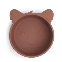 Nuuroo silikonowa miseczka głęboka KOALA Mahogany