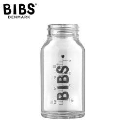 BIBS BABY GLASS BOTTLE Antykolkowa Butelka Szklana dla Niemowląt 110 ml