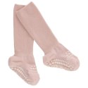 GoBabyGo antypoślizgowe skarpetki do nauki chodzenia BAMBOO Soft Pink 0 m+