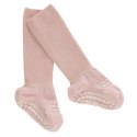 GoBabyGo antypoślizgowe skarpetki do nauki chodzenia BAMBOO Soft Pink 12 m+