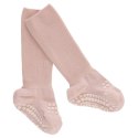 GoBabyGo antypoślizgowe skarpetki do nauki chodzenia BAMBOO Soft Pink 6 m+