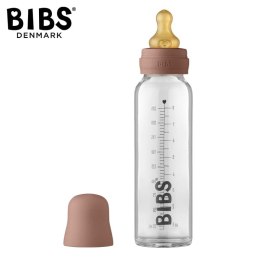 BIBS BABY GLASS BOTTLE WOODCHUCK Antykolkowa Butelka Szklana dla Niemowląt 225 ml