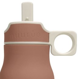 Nuuroo silikonowy bidon ze słomką dla niemowlaka LAU Chocolate Malt 400 ml