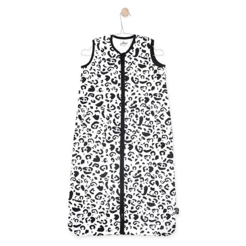 Jollein śpiworek niemowlęcy do spania letni LEOPARD Black & White 70 cm