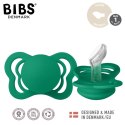 BIBS COUTURE EVERGREEN S Smoczek ortodontyczny silikonowy