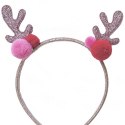 Rockahula Kids opaska do włosów dla dziewczynki Jolly Pom Pom Reindeer Ears