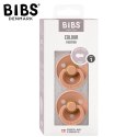 BIBS DUO COLOUR PEACH S Smoczek uspokajający kauczuk Hevea