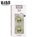 BIBS DUO COLOUR SAGE S Smoczek uspokajający kauczuk Hevea