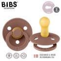 BIBS DUO COLOUR WOODCHUCK M Smoczek uspokajający kauczuk Hevea 2 szt