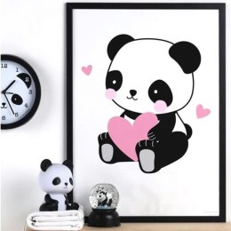 A Little Lovely Company - Plakat Panda in Love 50 x 70 cm