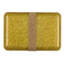 A Little Lovely Company - Śniadaniówka Lunchbox GLITTER Gold