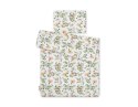 Komplet pościeli dla niemowląt z wypełnieniem 2-cz 75x100cm NEWBORN - woodland green