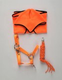 Uwiąz dla Hobby Horse ze sznurka - neon orange