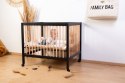 Childhome Drewniany Kojec 95 x 75 cm Black/Natural